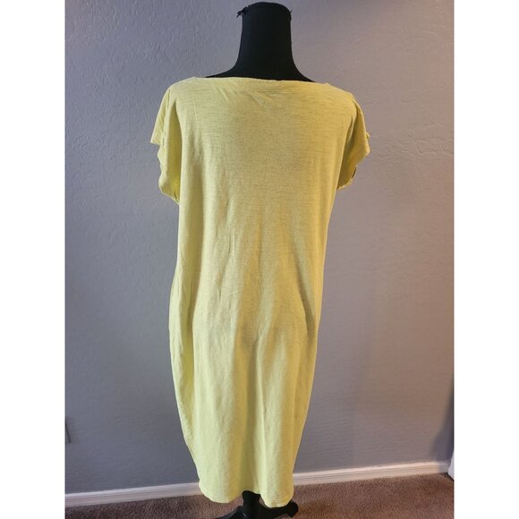 Eileen Fisher Yellow Midi Dress - Picture 5 of 9